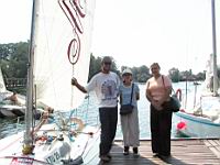 C4--02 With boat driver &  local guide, Island Castle, Lithuania.JPG